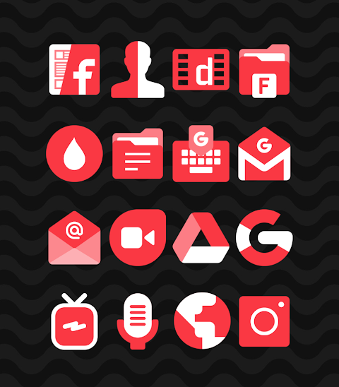 Red – Icon Pack screenshot