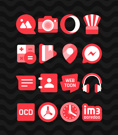 Red – Icon Pack screenshot