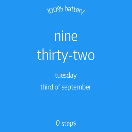 Letters Watch Face screenshot