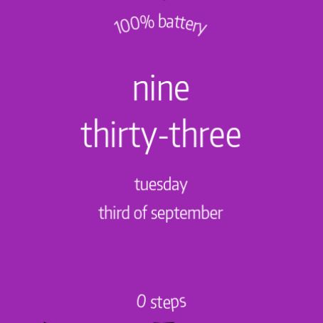 Letters Watch Face screenshot