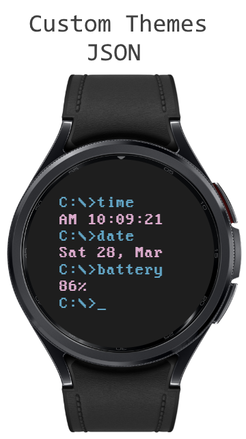DosFace Watch Face screenshot
