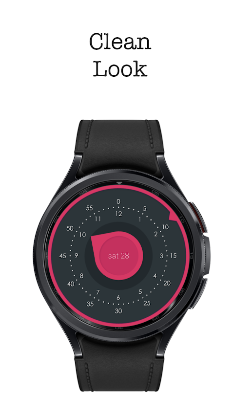 Flat Watch Face screenshot