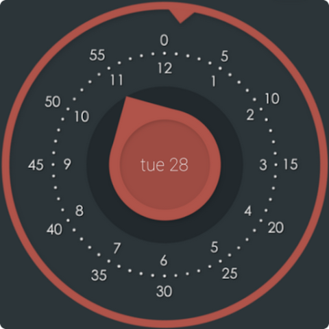 Flat Watch Face screenshot