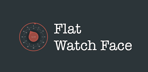 Flat Watch Face screenshot