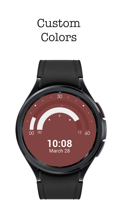 Semicircle Watch Face screenshot