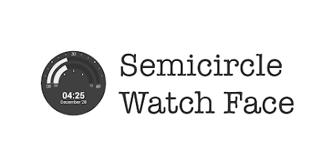 Semicircle Watch Face screenshot