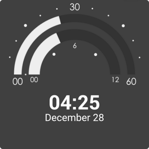 Semicircle Watch Face screenshot