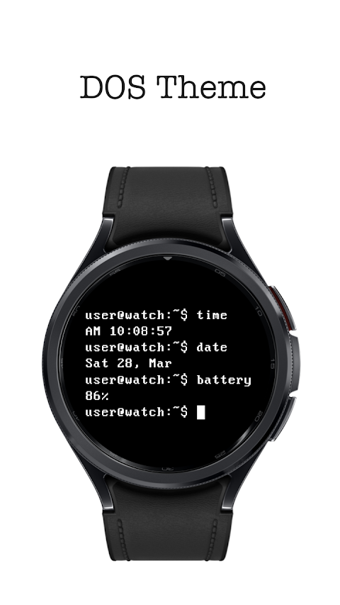 Terminal Watch Face screenshot