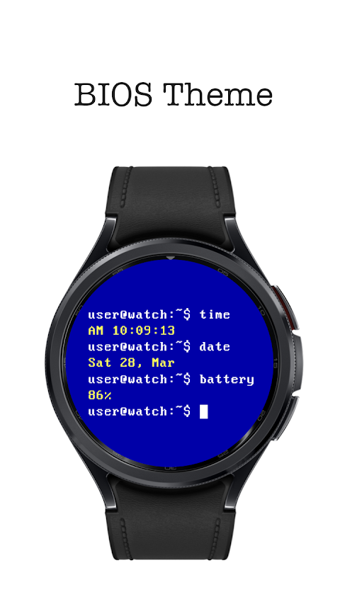 Terminal Watch Face screenshot