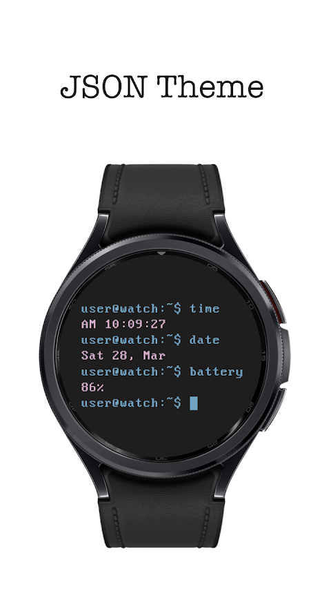 Terminal Watch Face screenshot