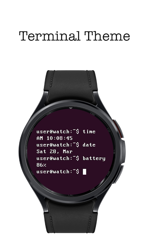Terminal Watch Face screenshot