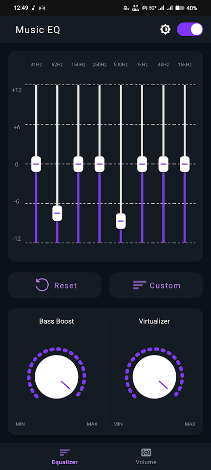 Music EQ & Volume Booster Pro screenshot