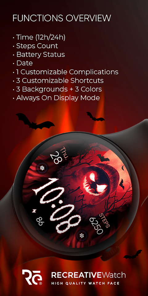 Evil Halloween – Wear OS screenshot
