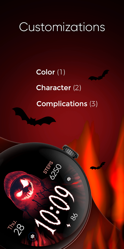 Evil Halloween – Wear OS screenshot