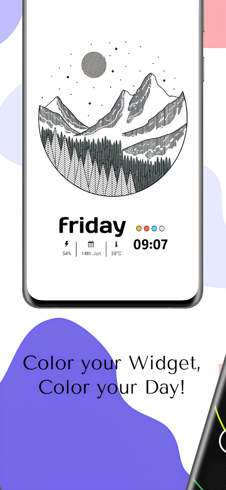 Retro Dots for Kwgt screenshot