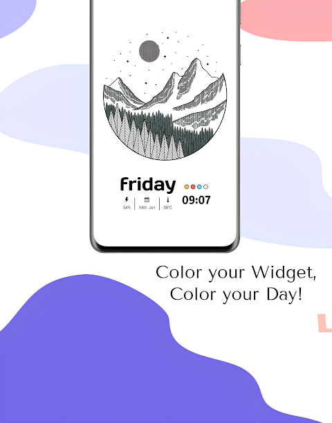 Retro Dots for Kwgt screenshot