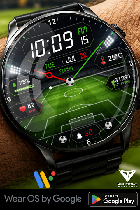 Goal Face Cup 26 Watch Face screenshot