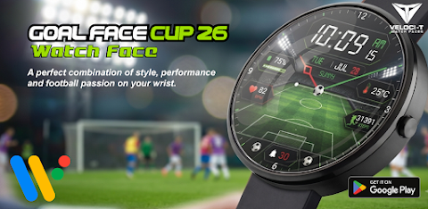 Goal Face Cup 26 Watch Face screenshot