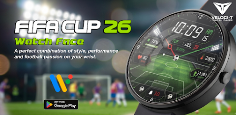 Goal Face Cup 26 Watch Face screenshot