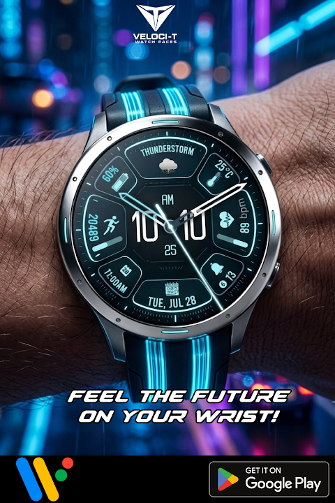 Futuristic Face X02 Watch Face screenshot