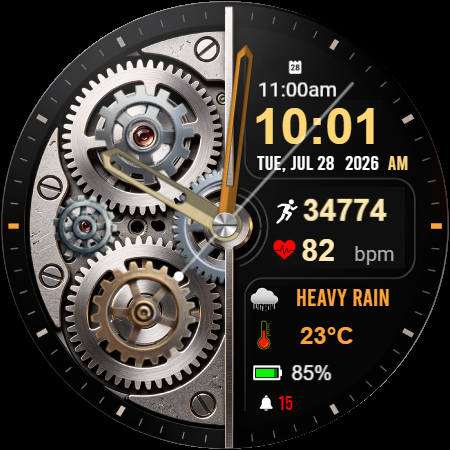 Two Face D2 Watch Face screenshot