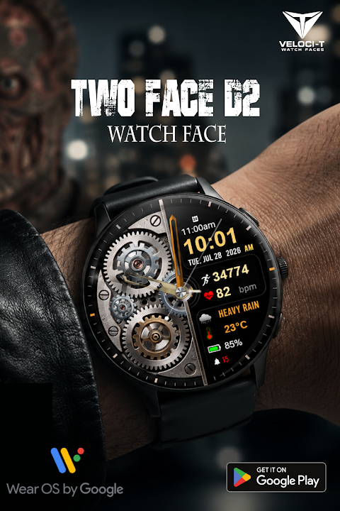 Two Face D2 Watch Face screenshot