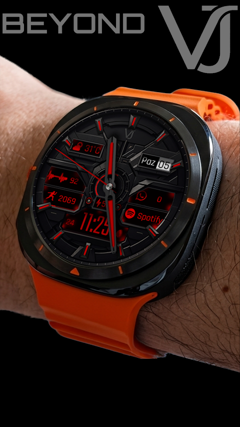 VJ-BEYOND HYBRİD WATCH FACE screenshot