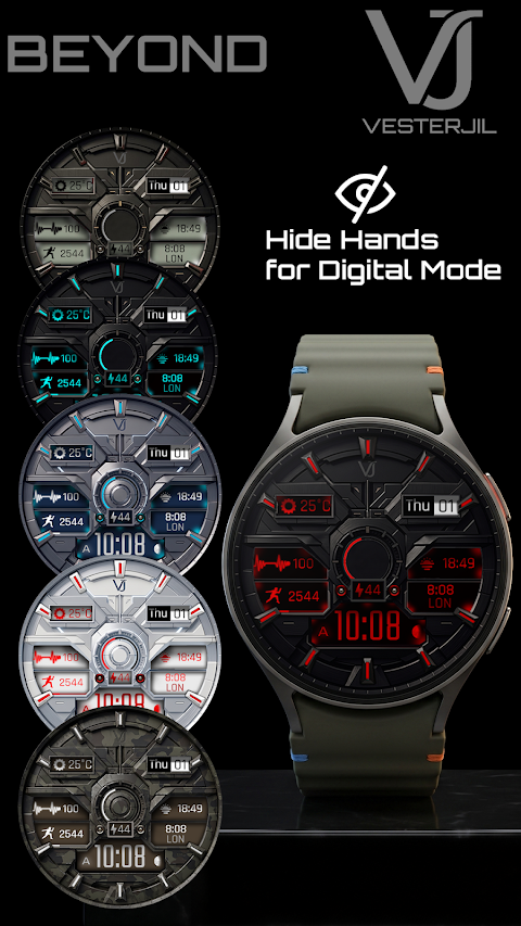 VJ-BEYOND HYBRİD WATCH FACE screenshot