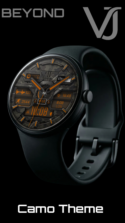 VJ-BEYOND HYBRİD WATCH FACE screenshot