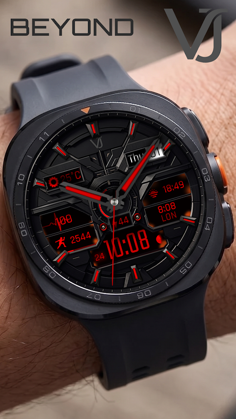VJ-BEYOND HYBRİD WATCH FACE screenshot