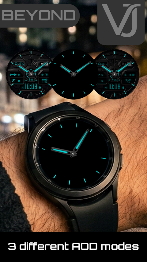 VJ-BEYOND HYBRİD WATCH FACE screenshot