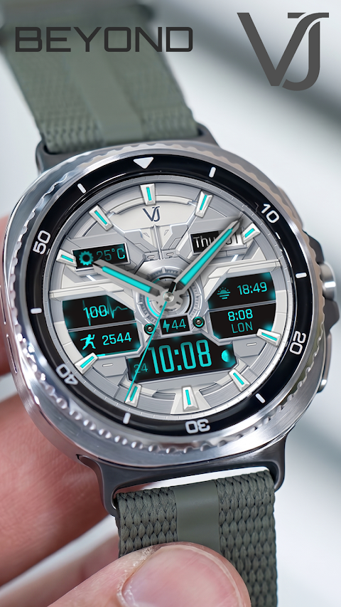 VJ-BEYOND HYBRİD WATCH FACE screenshot