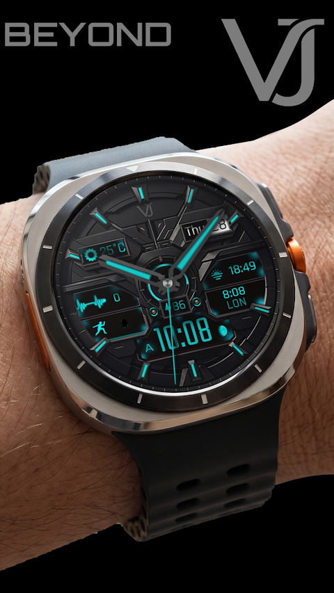 VJ-BEYOND HYBRİD WATCH FACE screenshot