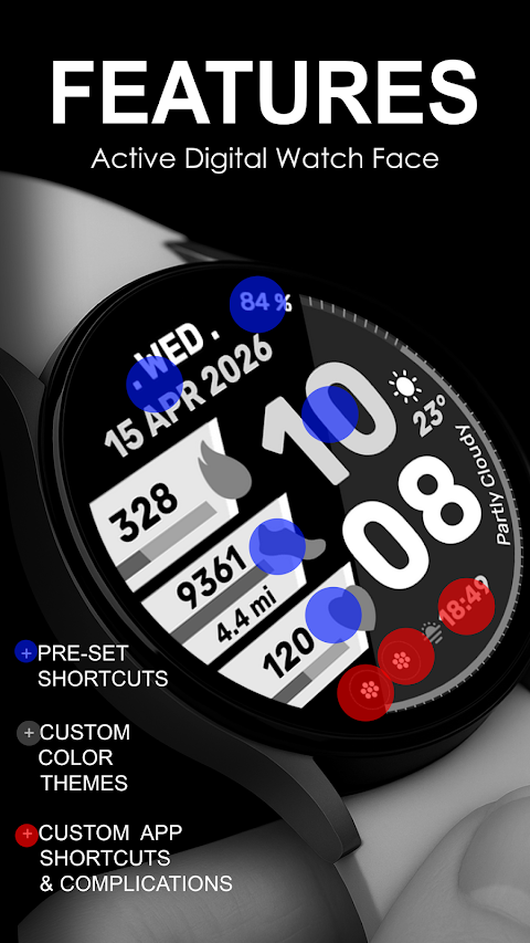 Active Edge Watch Face screenshot