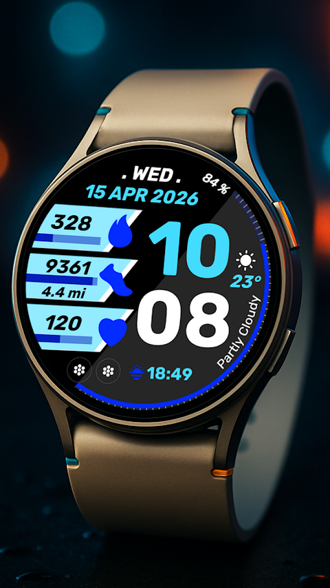 Active Edge Watch Face screenshot