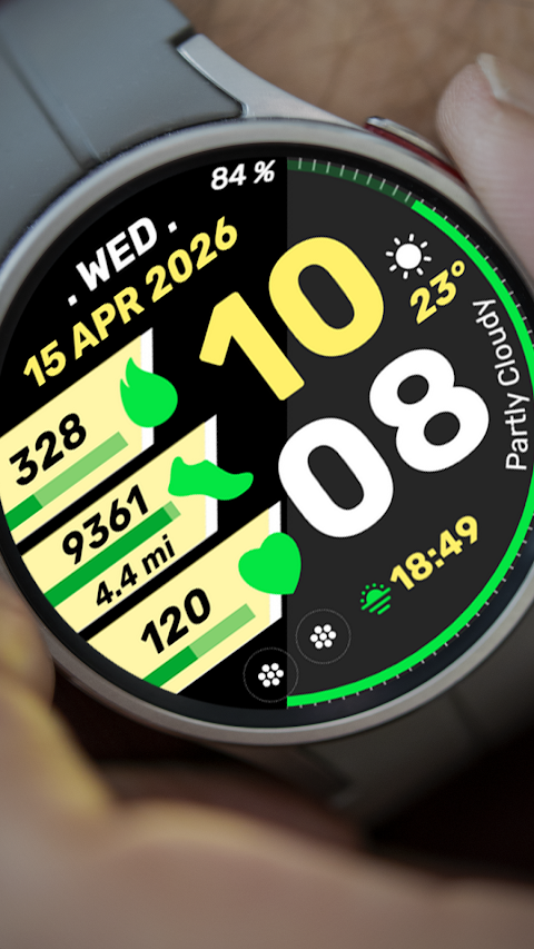 Active Edge Watch Face screenshot