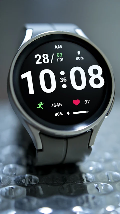 ZKin Watch Minimalist Black screenshot
