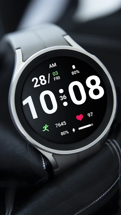 ZKin Watch Minimalist Black screenshot