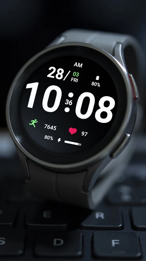 ZKin Watch Minimalist Black screenshot