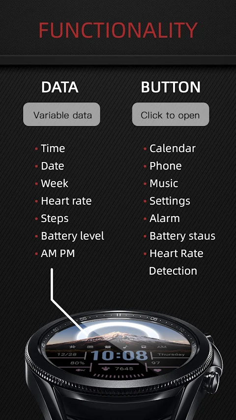 ZKin Watch Face Apex Month screenshot