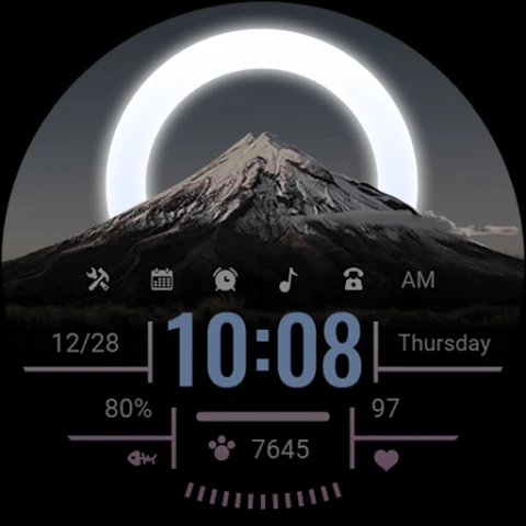 ZKin Watch Face Apex Month screenshot