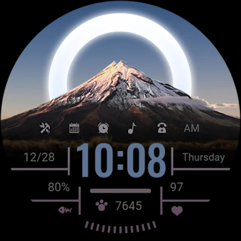 ZKin Watch Face Apex Month screenshot