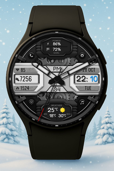CallWheen Hybrid Watch Face screenshot