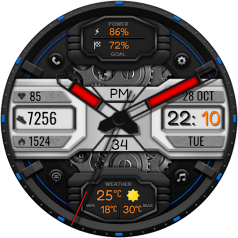 CallWheen Hybrid Watch Face screenshot