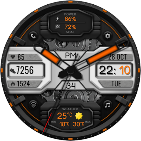 CallWheen Hybrid Watch Face screenshot