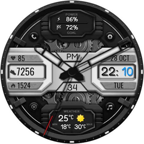 CallWheen Hybrid Watch Face screenshot