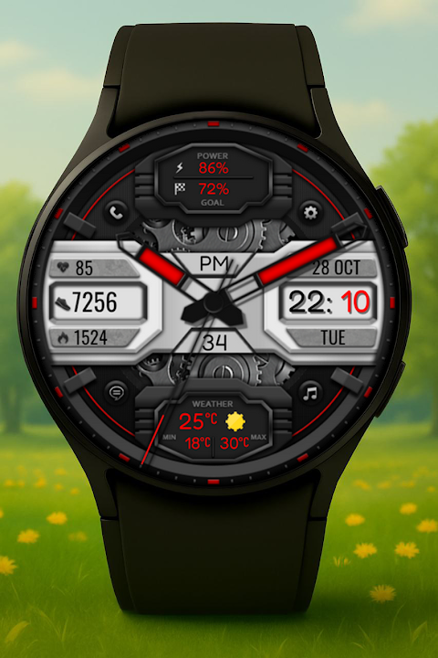 CallWheen Hybrid Watch Face screenshot