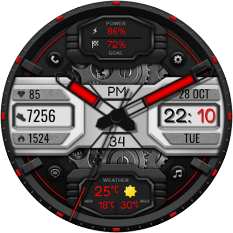 CallWheen Hybrid Watch Face screenshot