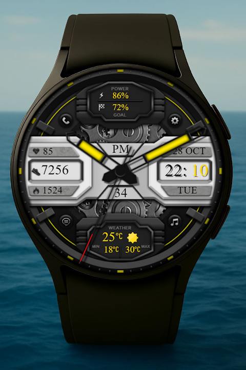 CallWheen Hybrid Watch Face screenshot