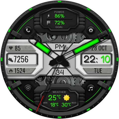 CallWheen Hybrid Watch Face screenshot